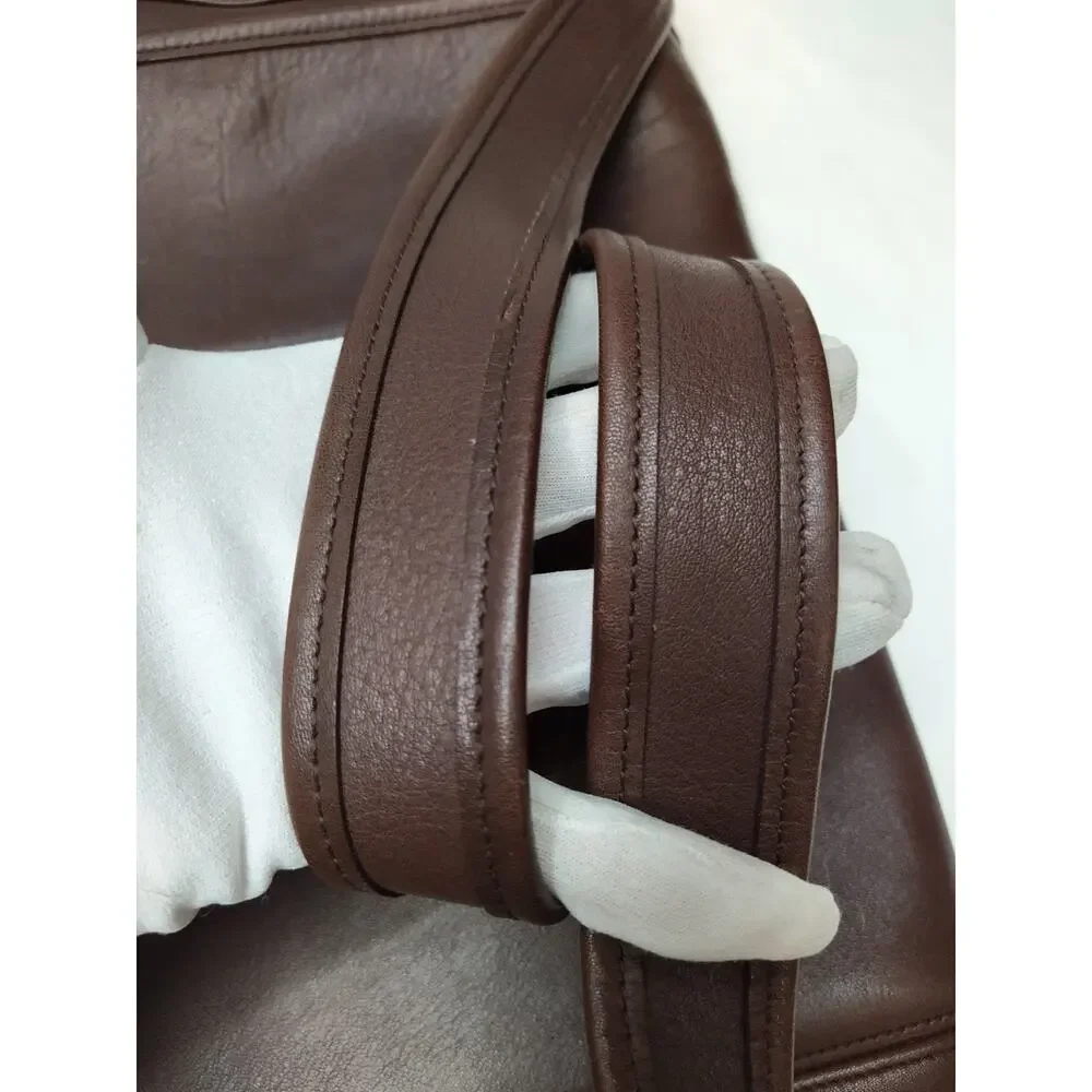 Coach Brown Leather Flap Closure Messenger Crossbody Bag - Vintage Made in USA